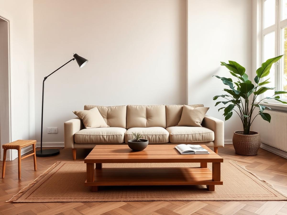Wohnzimmer mit Sofa von luxusbetten24